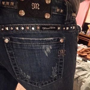 Miss me jeans size 28 unique lace
